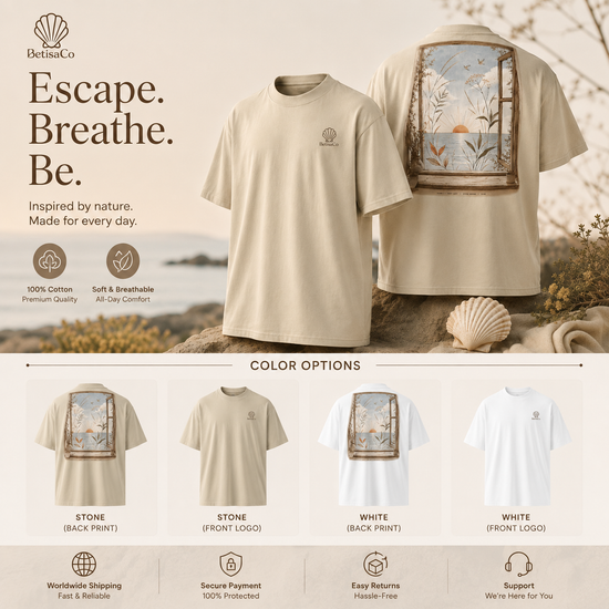 BETISA SOLARA I First Light artwork - sunrise, horizon line and botanical elements