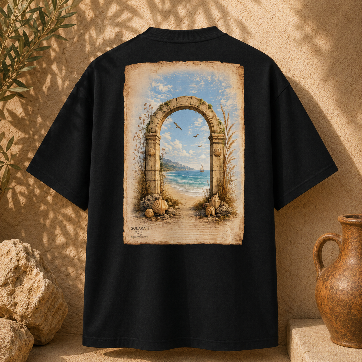 SOLARA II — Tide Line Organic Oversized Tee | BETISA