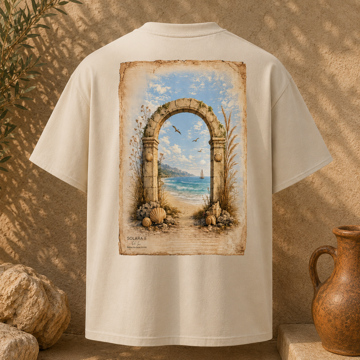 SOLARA II — Tide Line Organic Oversized Tee | BETISA
